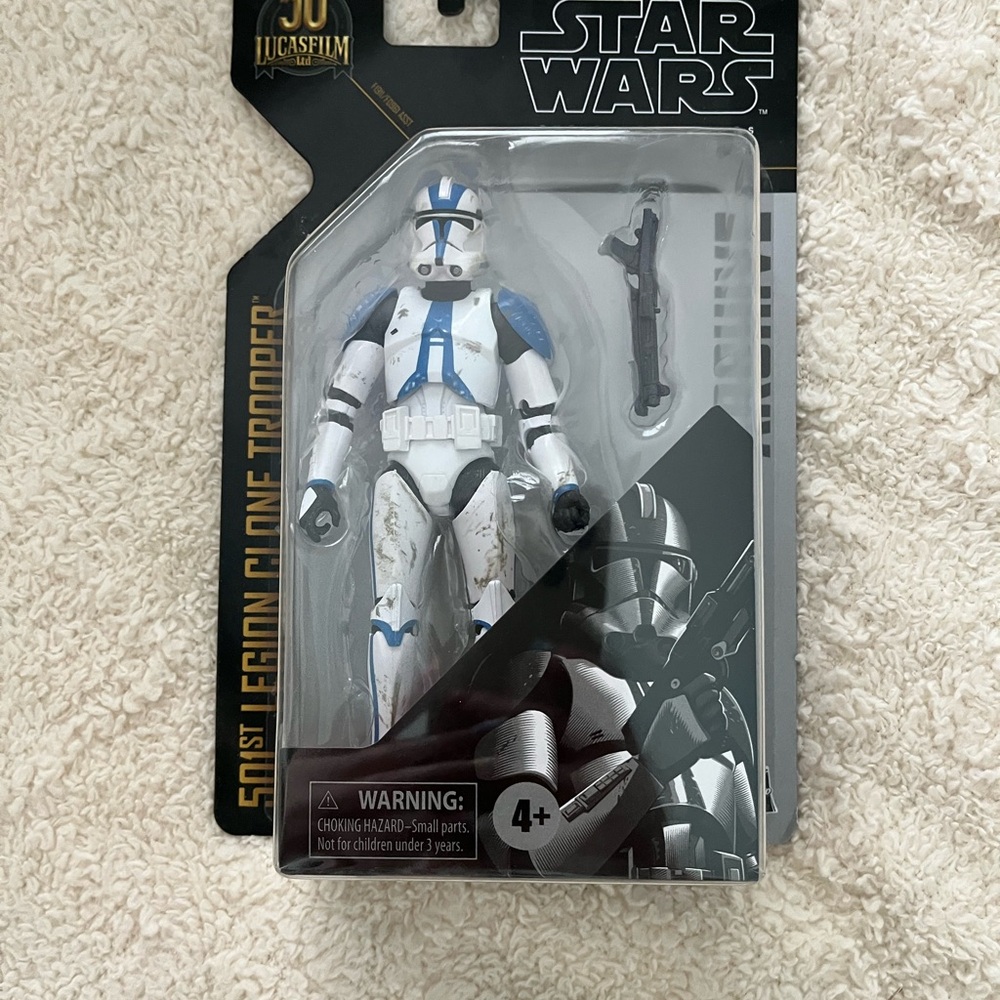 Star Wars Black Series Clone Trooper in Blue and White